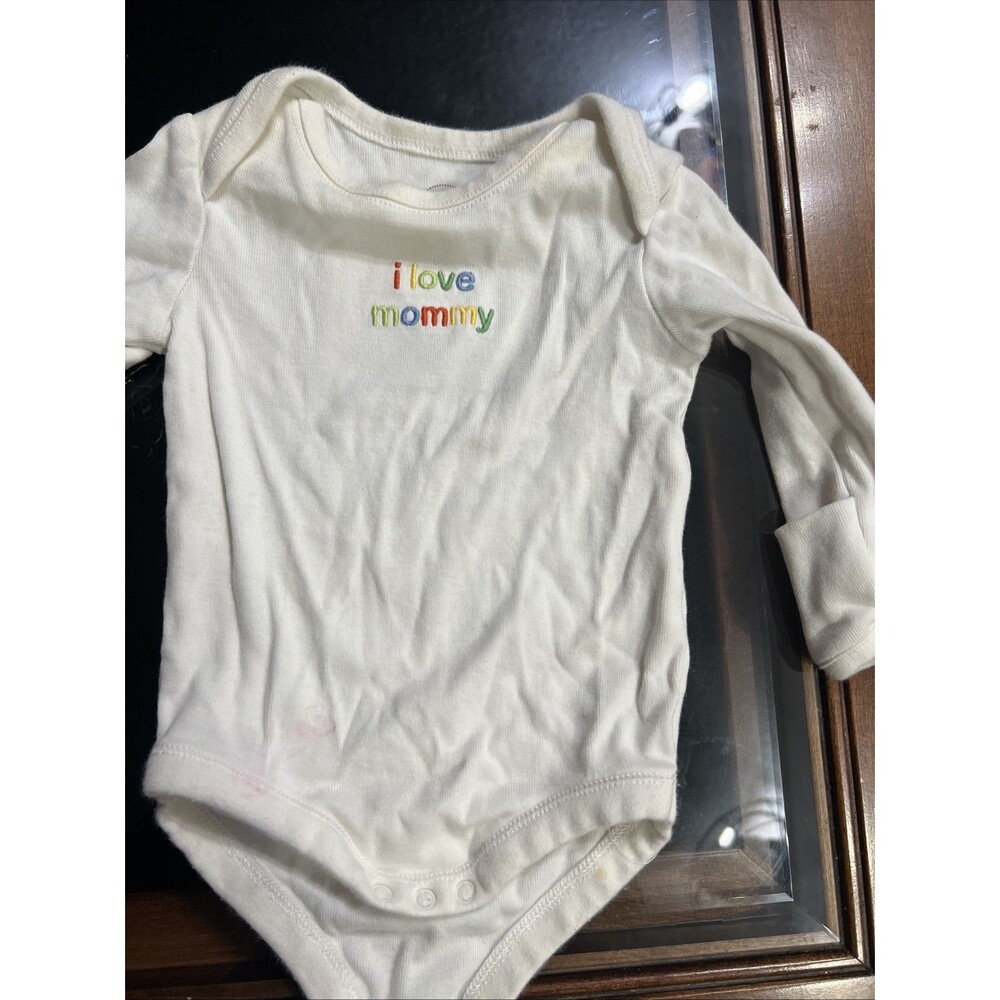 Baby Girl Gymboree 0-3 Month‎ I Love Mommy Little Ladybug Bodysuit